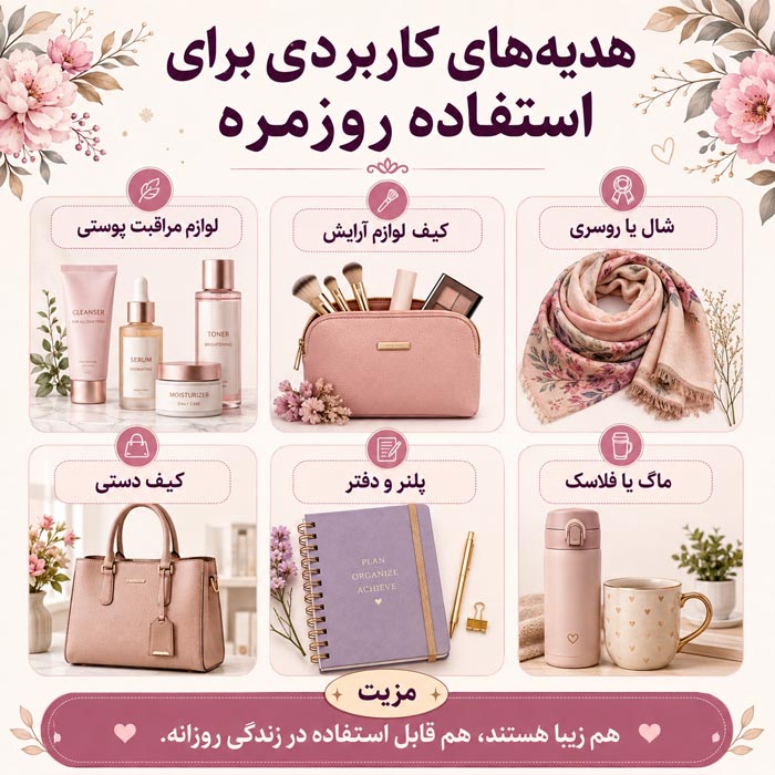بسته بندی و تقدیم هدیه خاص برای خانم