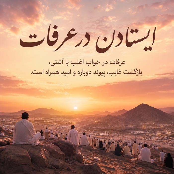 تصویر نمادین حج و زیارت خانه خدا در مکه