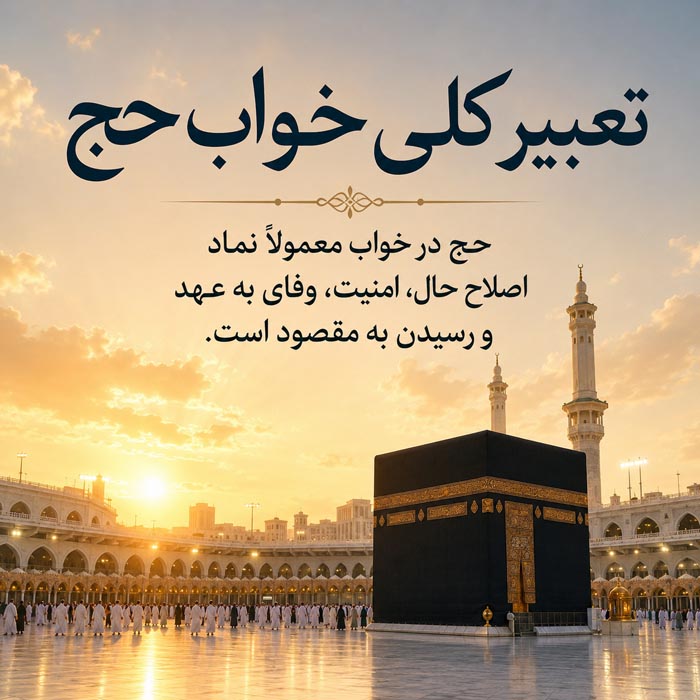 تصویر طواف خانه خدا در خواب حج