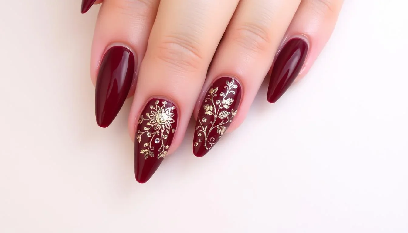 ایده طراحی ناخن گرم و شیک برای پاییز