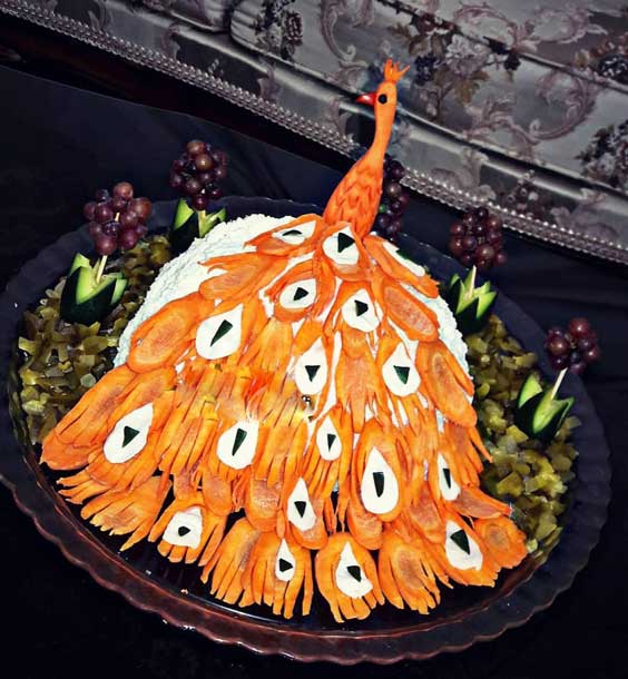 تزیین سالاد الویه؛ 100 ایده برای تولد، مدرسه و مهمانی 44 تزیین فانتزی سالاد الویه برای جشن تولد کودکان؛ مدل 45