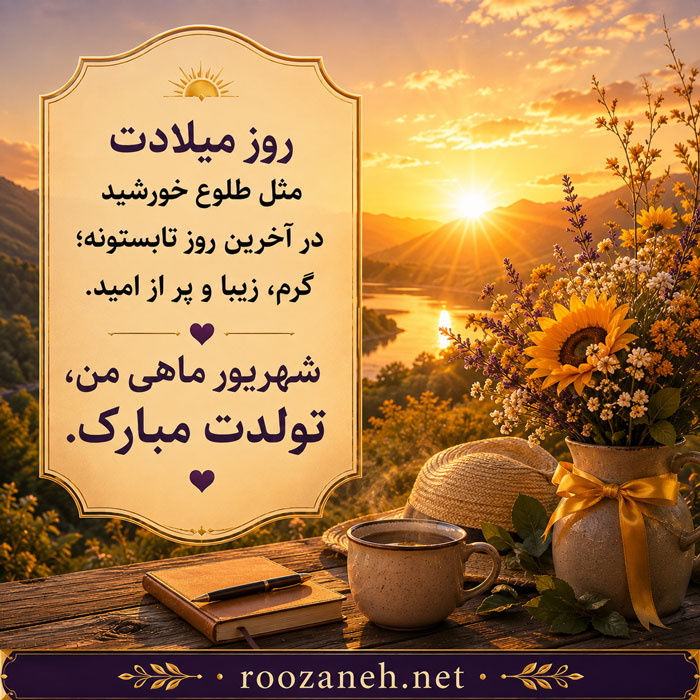 عکس نوشته مخصوص تولد شهریوری ها