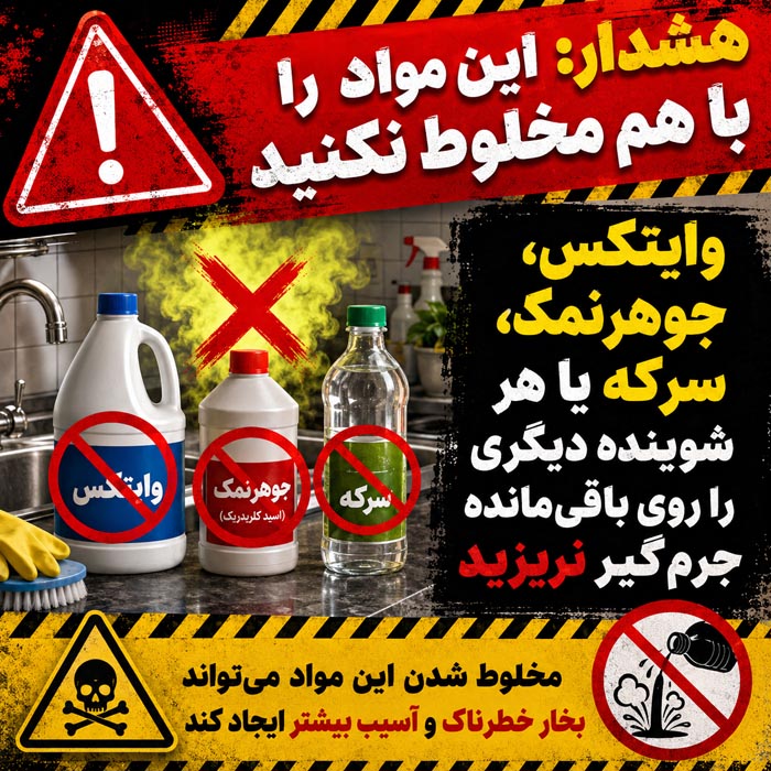 رفع سیاهی سینک بعد از جرمگیر؛ از لکه سطحی تا خوردگی استیل 2 سیاه و کدر شدن سینک استیل بعد از استفاده از جرمگیر