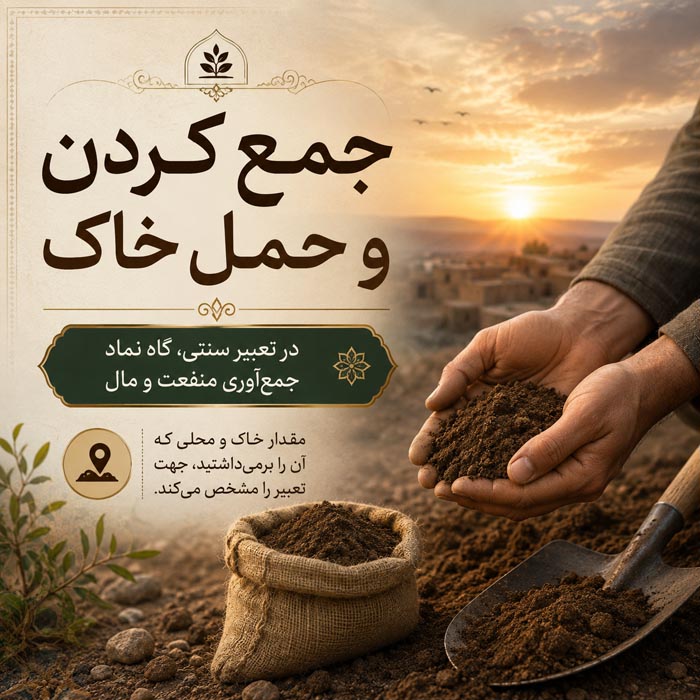 تعبیر خواب خاک؛ معنی دیدن خاک، گرد و غبار و خاکبرداری در خواب 2 تصویر نمادین خاک برای تعبیر خواب خاک