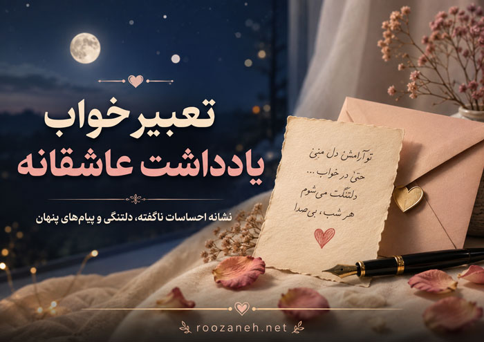 تعبیر خواب یادداشت عاشقانه؛ معنی نامه محبتآمیز در خواب 1 تعبیر خواب یادداشت عاشقانه؛ معنی نامه محبتآمیز در خواب