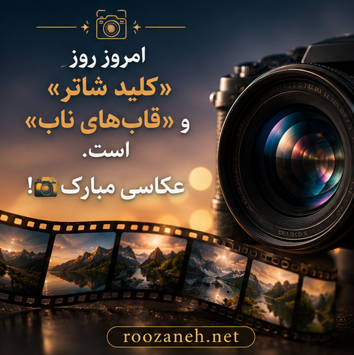 عکس تبریک روز عکاس