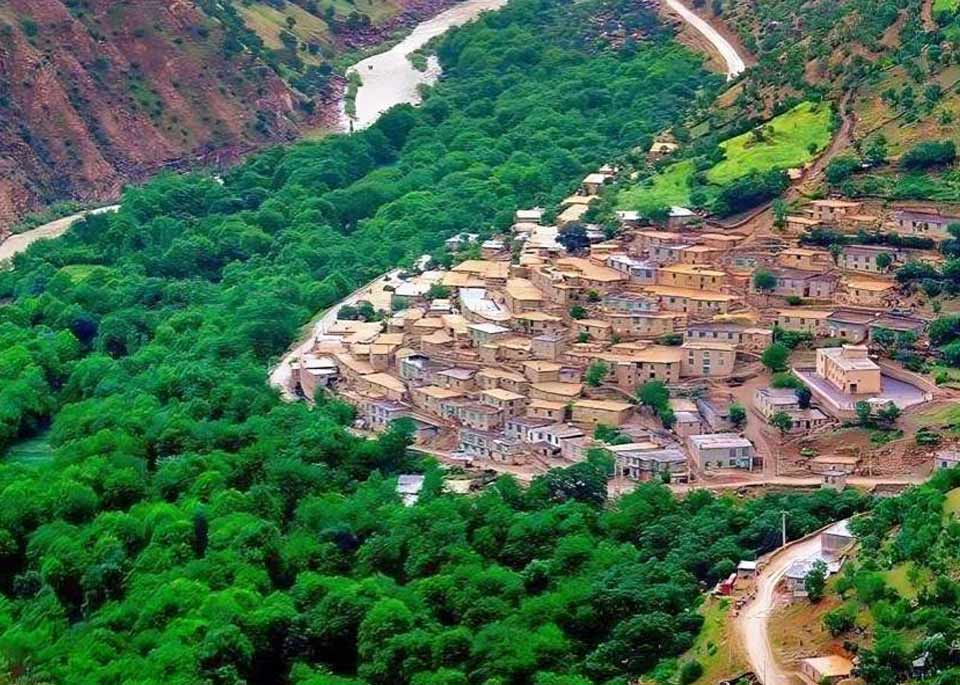 بلبر؛ روستای پلکانی و پرآب هورامان