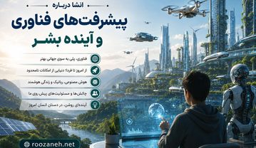 انشا درباره پیشرفتهای فناوری و آینده بشر | مجموعه جدید و اختصاصی برای دانشآموزان انشا درباره پیشرفتهای فناوری و آینده بشر