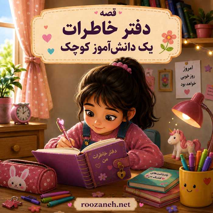  قصه هفتم: «دفتر خاطرات یک دانش‌آموز کوچک»