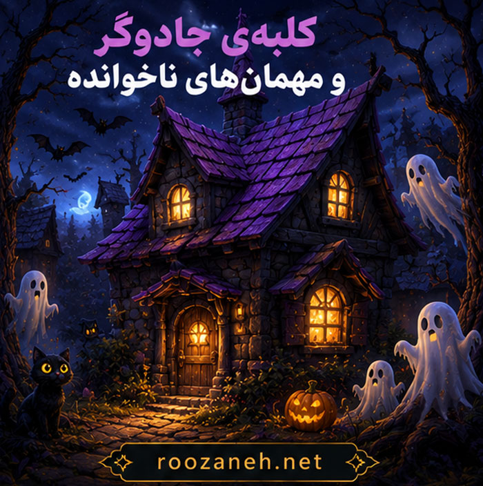 قصه های فانتزی جادوگر / داستانهای جادویی و تخیلی برای کودکان 7 «کلبهی جادوگر و مهمانهای ناخوانده»