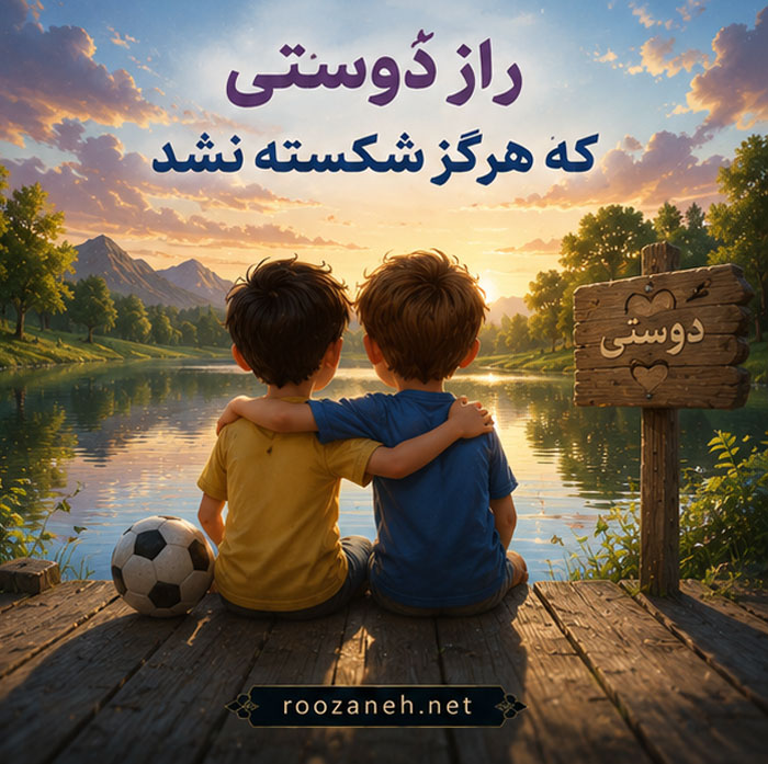 قصه های آموزنده برای کودکان | داستانهای پندآمیز و اخلاقی برای رشد شخصیت کودکان 6 «راز دوستی که هرگز شکسته نشد»