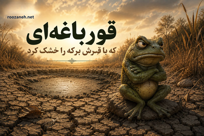 قصه برای کودکان زود قهر کن | داستانهای آموزنده برای مدیریت ناراحتی و تقویت ارتباطات 2 قورباغهای که با قهرش برکه را خشک کرد
