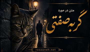 متن در مورد گربه صفتی