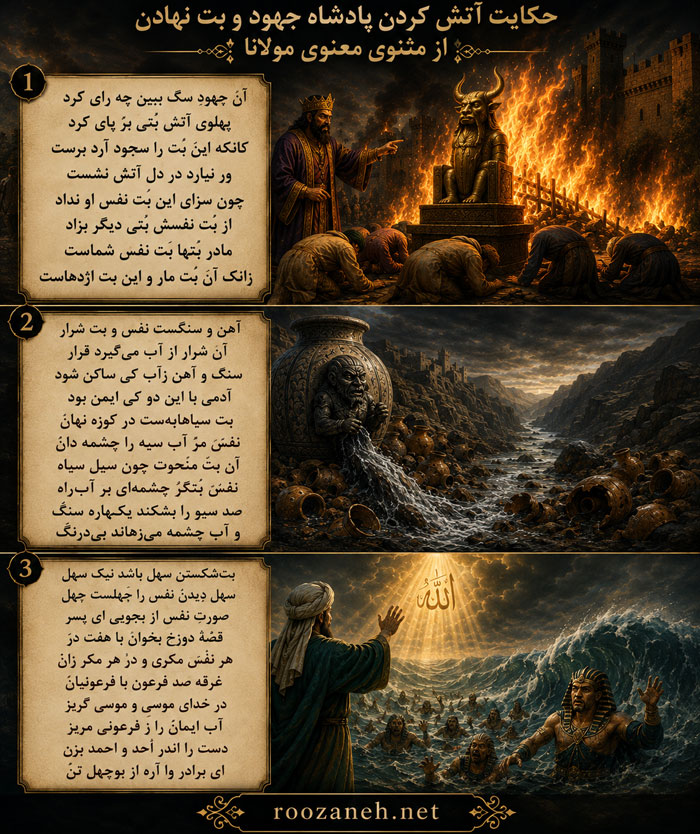 تفسیر و نثر ساده این حکایت