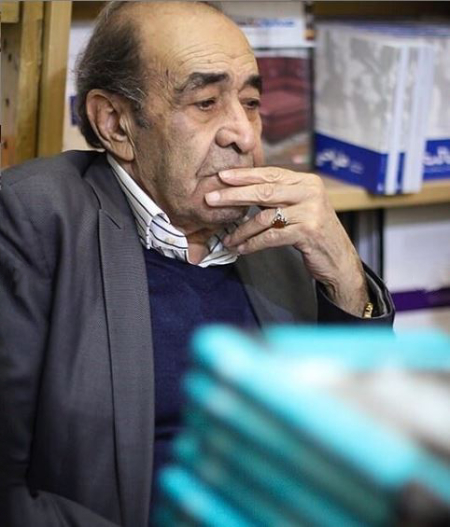 حسین خواجه امیری ایرج در دوران سالمندی