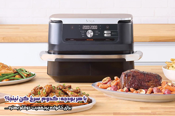 با چه بودجهای چه مدل سرخ کن نینجا بخرم؟ راهنمای انتخاب بهترین مدل بر اساس بودجه 2 سرخ کن دوقلو نینجا