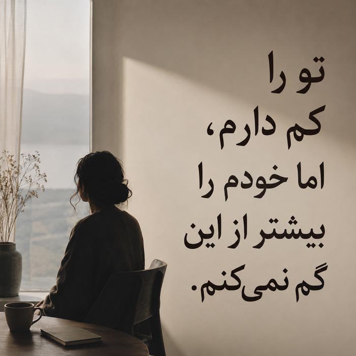 متن برای کسی که دلتنگش هستی ولی نباید بهش پیام بدی؛ ۲۰۰ جمله احساسی و سنگین 9 متن بارانی و ادبی درباره دلتنگی عاشقانه