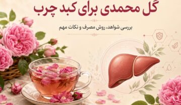 گل محمدی برای کبد چرب