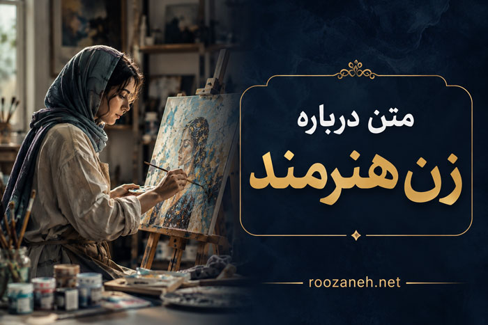 متن درباره زن هنرمند (جملات زیبا و ستایشآمیز برای زنان خلاق و هنرمند) 1 متن درباره زن هنرمند (جملات زیبا و ستایشآمیز برای زنان خلاق و هنرمند)