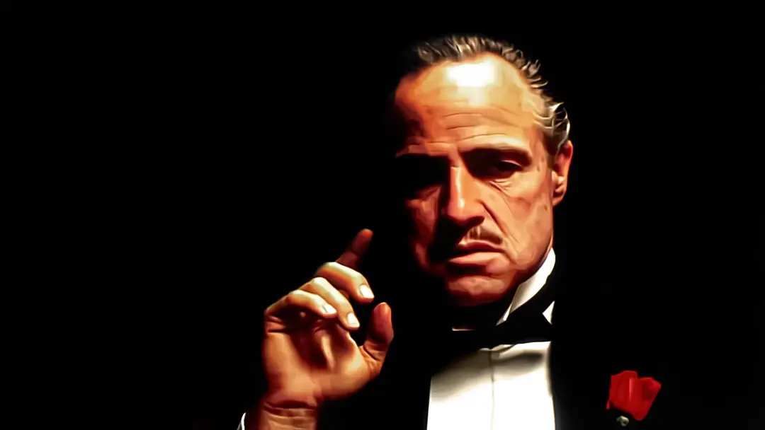 آل پاچینو در نقش مایکل کورلئونه در فیلم پدرخوانده The Godfather