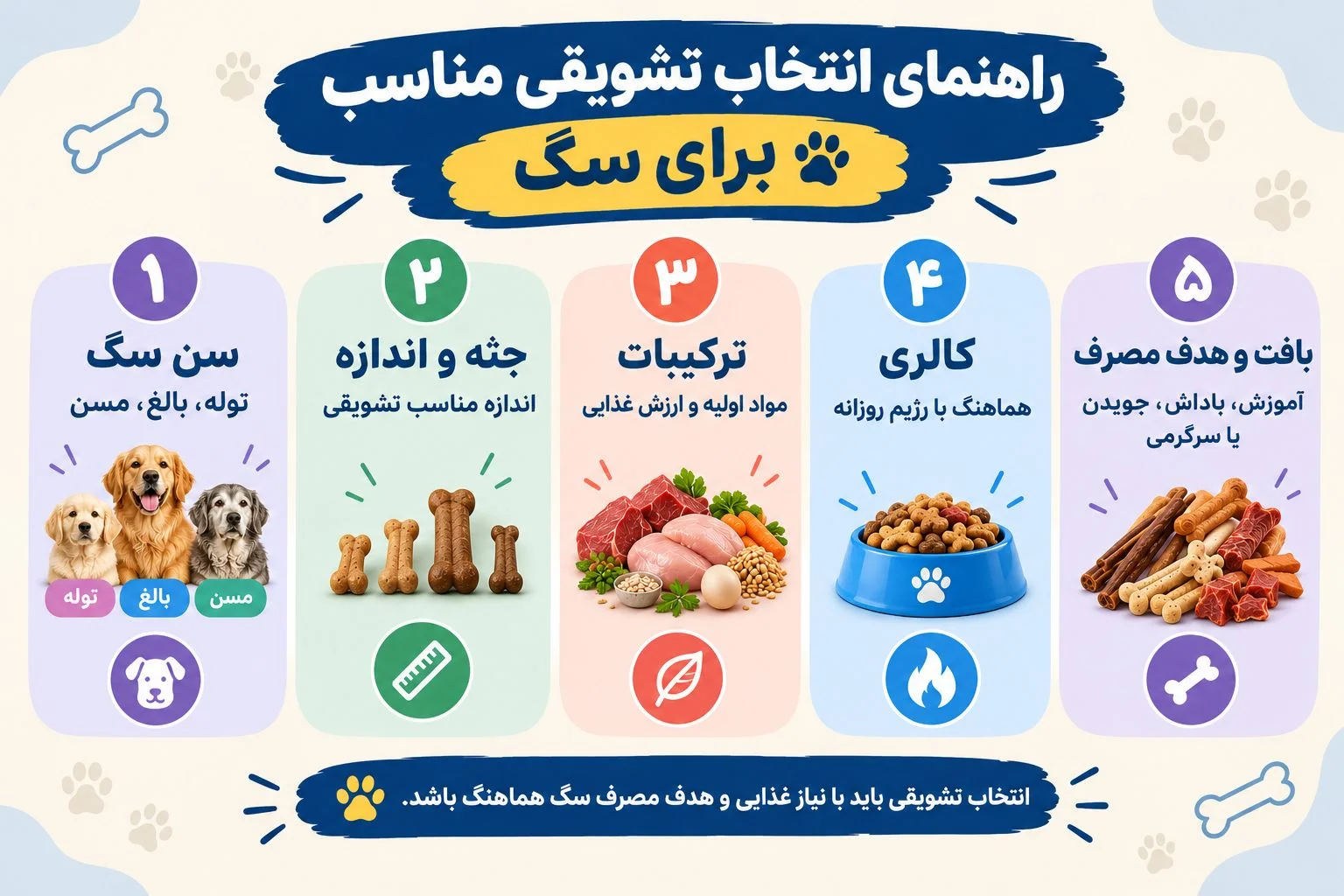 صفر تا صد خرید تشویقی سگ، به چه نکاتی توجه کنیم؟ 2 صفر تا صد خرید تشویقی سگ، به چه نکاتی توجه کنیم؟