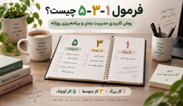 فرمول ۱-۳-۵ چیست؟ روش کاربردی مدیریت زمان و برنامهریزی روزانه فرمول ۱-۳-۵