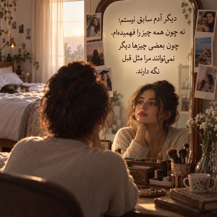متن درباره رها کردن گذشته و ادامه دادن