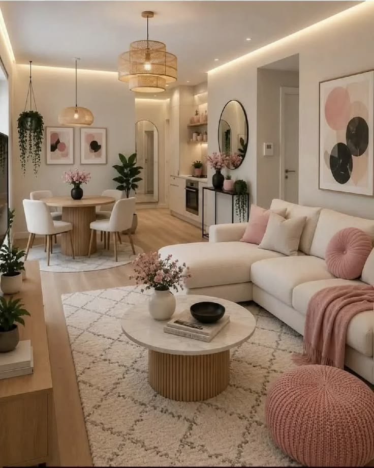 دکوراسیون کرمی شیک؛ راهنمای ست کردن مبل، پرده، فرش و رنگهای مکمل 24 فرش مناسب دکوراسیون کرمی و مبل کرم؛ ایده 4
