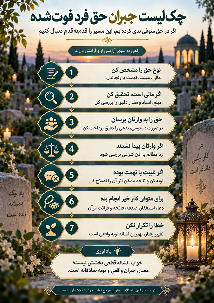 حلالیت از مرده؛ اگر در حق فرد فوت‌شده بدی کرده‌ایم چگونه جبران کنیم؟