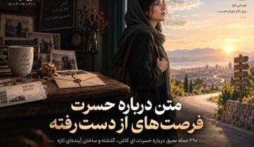 جملات درباره حسرت