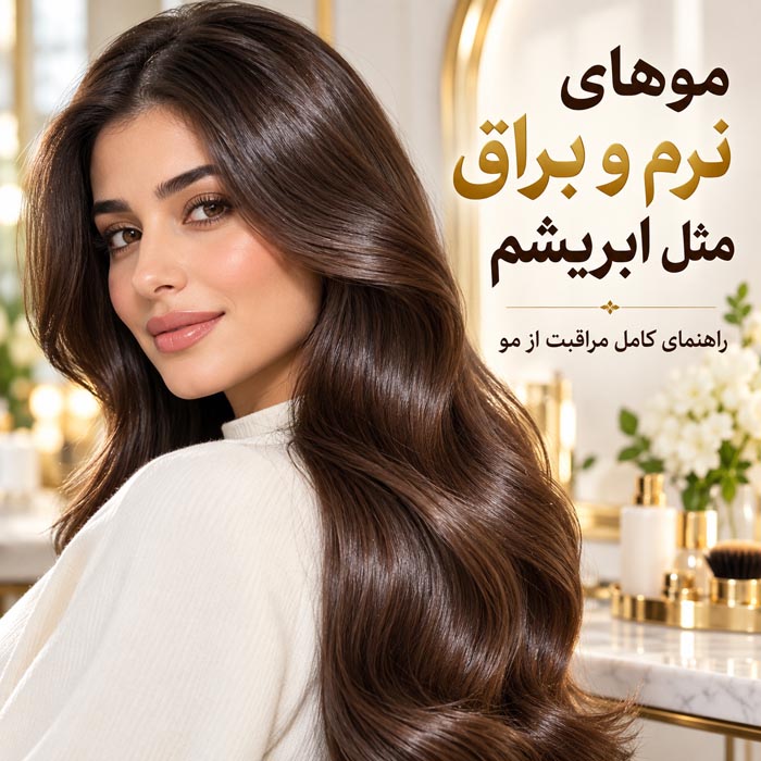 چگونه موهایی نرم و براق مثل ابریشم داشته باشیم؟ راهنمای کامل مراقبت از مو 1 چگونه موهایی نرم و براق مثل ابریشم داشته باشیم؟ راهنمای کامل مراقبت از مو