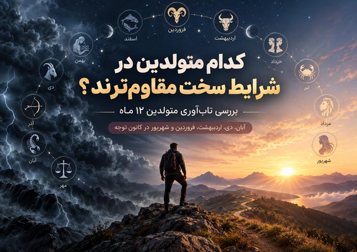 کدام متولدین در شرایط سخت مقاومترند؟ بررسی کامل ۱۲ ماه 1 کدام متولدین در شرایط سخت مقاومترند؟ بررسی کامل ۱۲ ماه