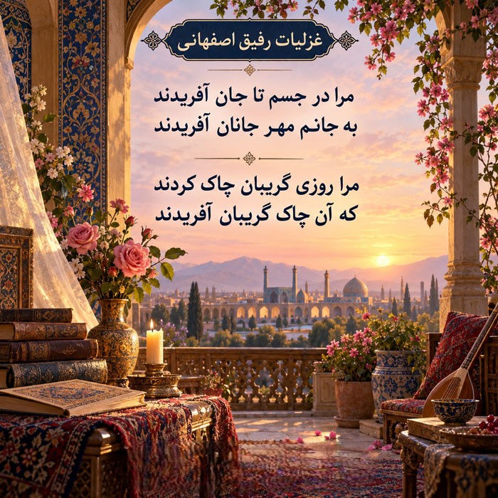 شعرهای عاشقانه رفیق اصفهانی