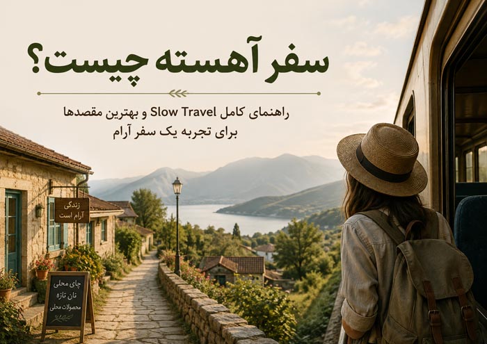 سفر آهسته (Slow Travel) چیست؟ راهنمای سفر آرام و بهترین مقصدهای ایران 1 سفر آهسته و تجربه آرام مسیر