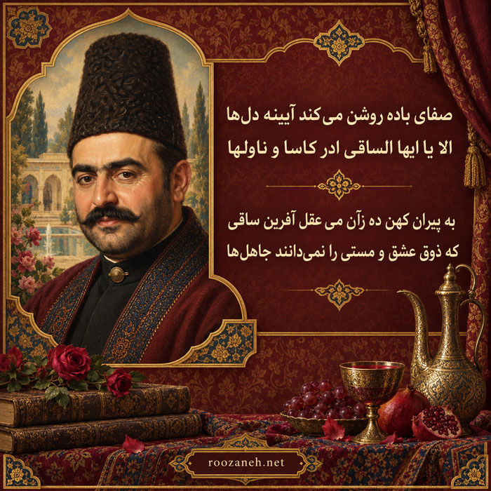 اشعار ساغر کنگاوری | گزیده غزلیات عاشقانه و عارفانه شاعر دوره بازگشت 2 Saghar Kangavari 1
