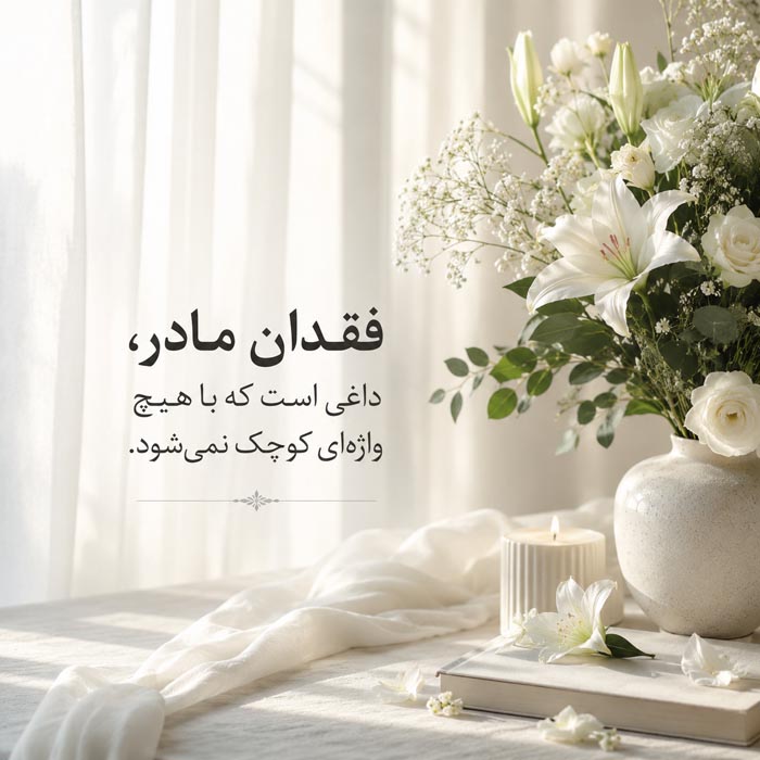 جملات تسکین دهنده برای تسلیت و همدردی با فرد داغدار
