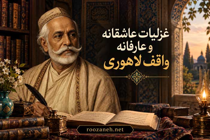 غزلیات عاشقانه و عارفانه واقف لاهوری | اشعار ناب شاعر سبک هندی قرن دوازدهم 1 غزلیات عاشقانه و عارفانه واقف لاهوری | اشعار ناب شاعر سبک هندی قرن دوازدهم