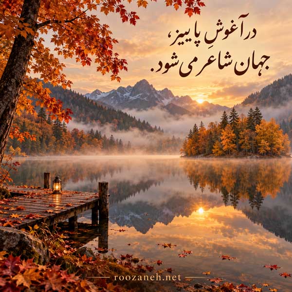 زیباترین عکس پاییزی دنیا

