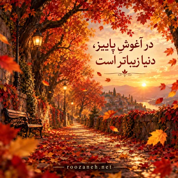 زیباترین عکس پاییزی دنیا
