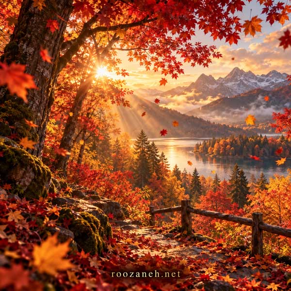 زیباترین عکس پاییزی دنیا
