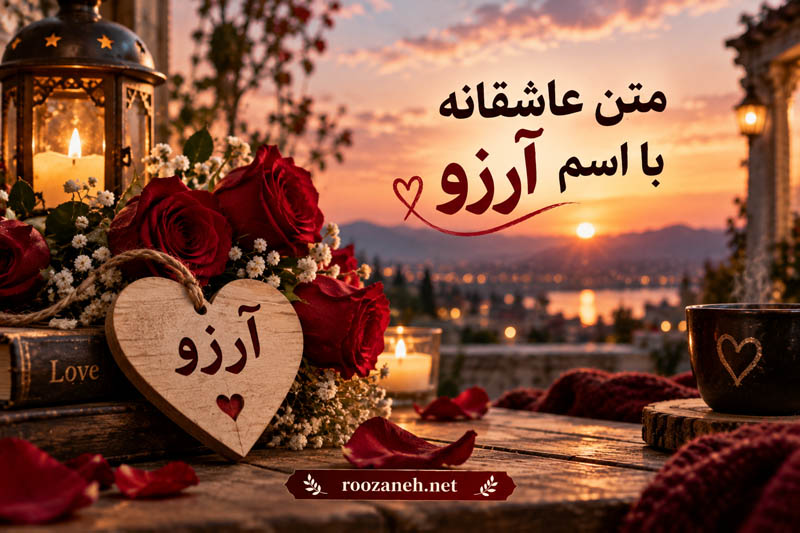 متن عاشقانه با اسم آرزو | جملات رمانتیک و دلبرانه برای عشقم آرزو جان 1 متن عاشقانه با اسم آرزو | جملات رمانتیک و دلبرانه برای عشقم آرزو جان