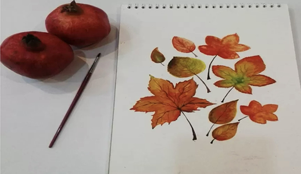 ۲۶ مدل نقاشی برگ پاییزی کودکانه؛ ساده، فانتزی و زیبا برای رنگآمیزی 17 ایده نقاشی برگ های پاییزی برای مدرسه