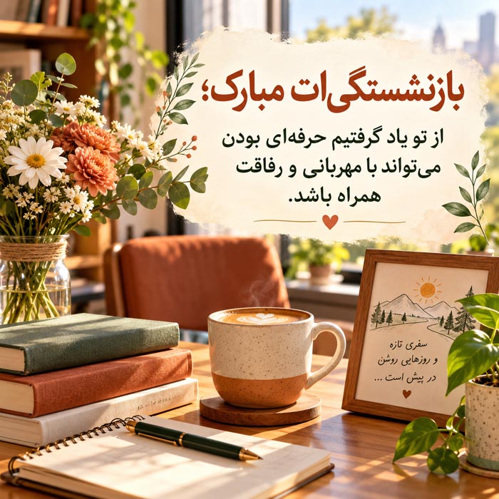 متن خداحافظی و تبریک بازنشستگی همکار؛ ۱۶۰ جمله رسمی، صمیمی و احساسی