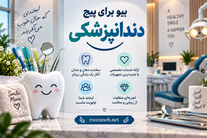 بیو برای پیج دندانپزشکی 🦷 متن های کوتاه و حرفه ای برای جذب بیمار 1 بیو برای پیج دندانپزشکی 🦷 متن های کوتاه و حرفه ای برای جذب بیمار
