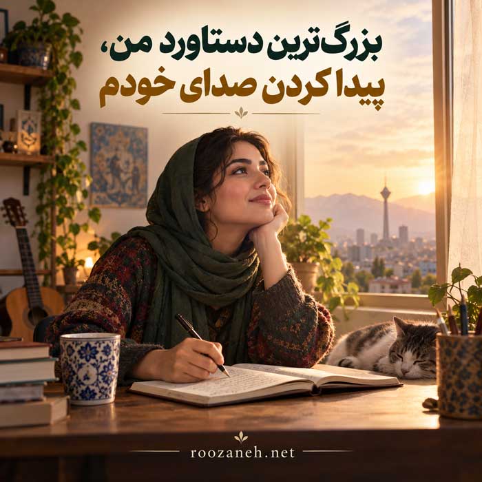 انشا درباره بزرگترین دستاورد من | مجموعه جدید و اختصاصی برای دانشآموزان 2 بزرگترین دستاورد من، پیدا کردن صدای خودم