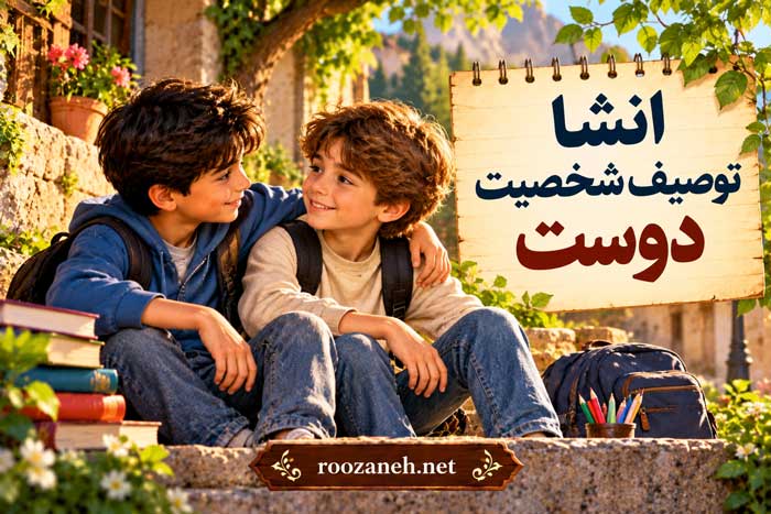 انشا توصیف شخصیت دوست / مجموعه جدید و خلاقانه برای دانشآموزان 1 انشا توصیف شخصیت دوست / مجموعه جدید و خلاقانه برای دانشآموزان