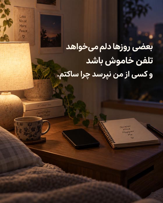 متن برای وقتی از همه فاصله میگیری؛ ۱۰۰ جمله درباره نیاز به تنهایی و خلوت 2 جملات درباره نیاز به تنهایی و خلوت