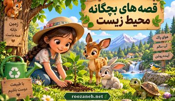 قصه های بچگانه محیط زیست | داستانهای آموزنده درباره حفاظت از طبیعت برای کودکان قصه های بچگانه محیط زیست