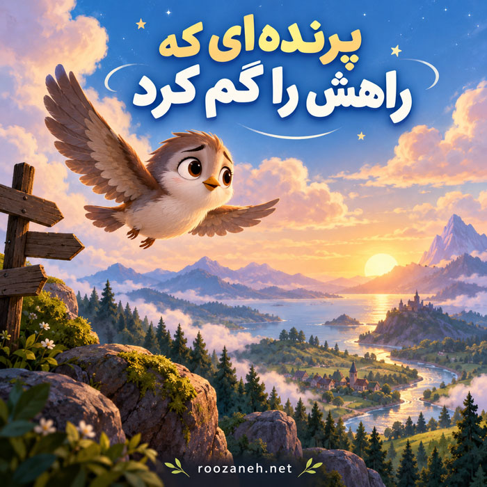 پرنده‌ای که راهش را گم کرد