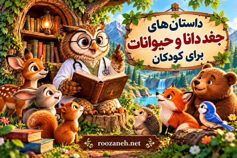 قصه بچگانه دکتر دانا؛ داستانهای جغد دانا و حیوانات برای کودکان 1 قصه بچگانه دکتر دانا؛ داستانهای جغد دانا و حیوانات برای کودکان